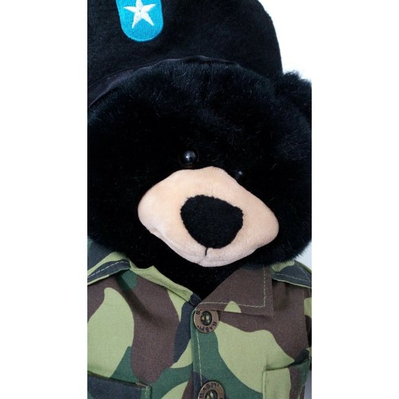 Build A Bear Workshop Dimples Retired Bear in Army - Picture 3 of 9
